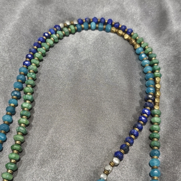 Silpada Sterling Silver 925 Santa Marta Multi-Stone Necklace - Picture 5 of 9